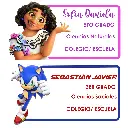 Etiquetas personalizadas para cuadernos